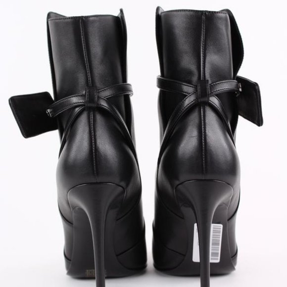 Off-White™ sz39 Black Leather Zip Tie Tag Ziptie - Picture 6 of 12